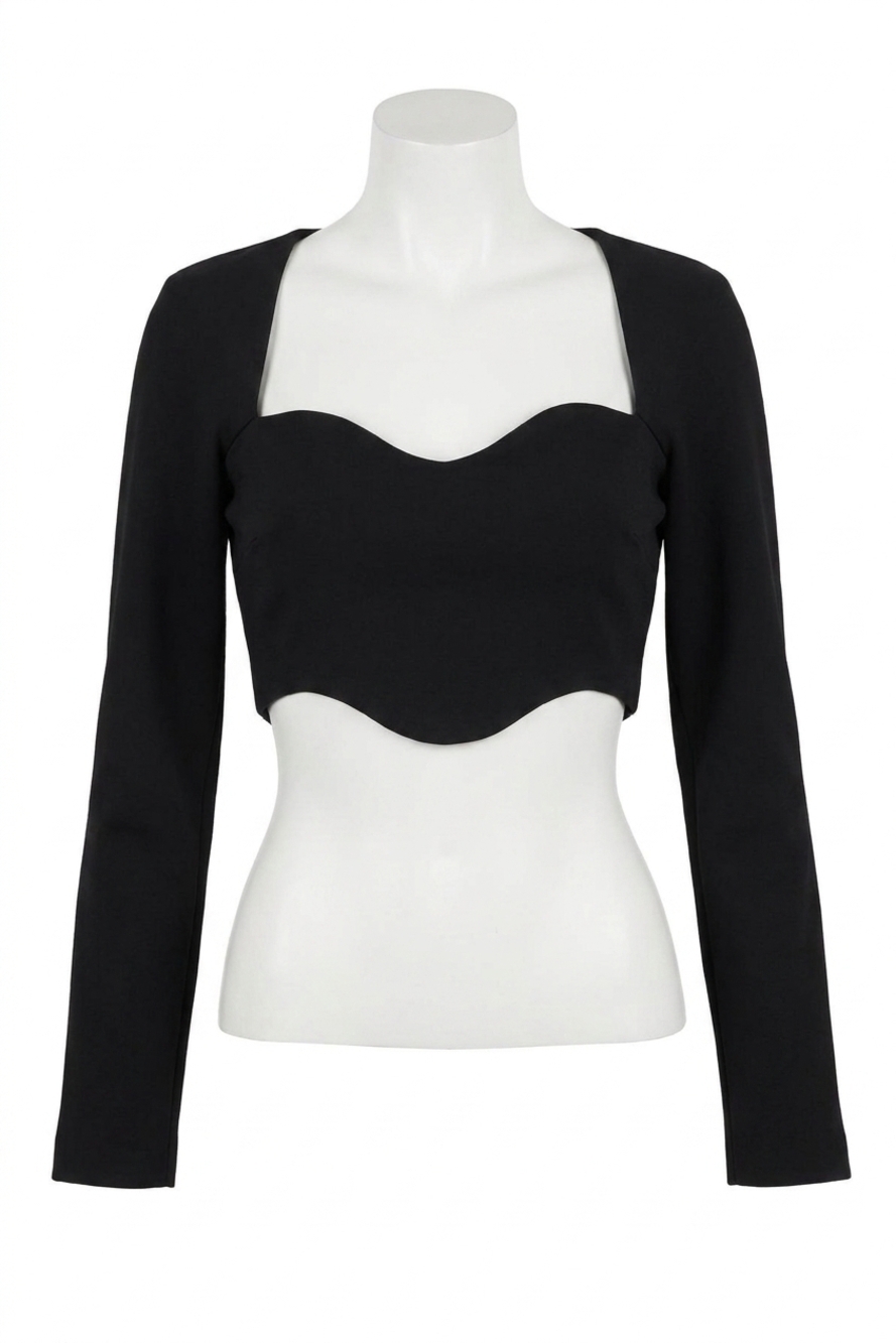 NEW STAUD women's corde top in black